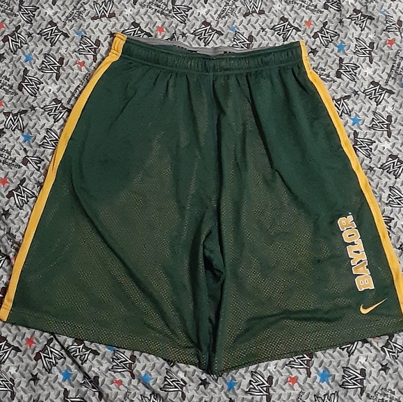 nike baylor basketball shorts